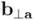 \mathbf{b}_{\perp \mathbf{a}}