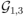 \mathcal{G}_{1,3}