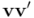 \mathbf{v} \mathbf{v^\prime}